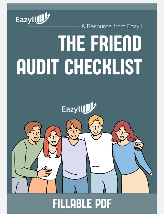 Friend Audit Checklist printable PDF cover
